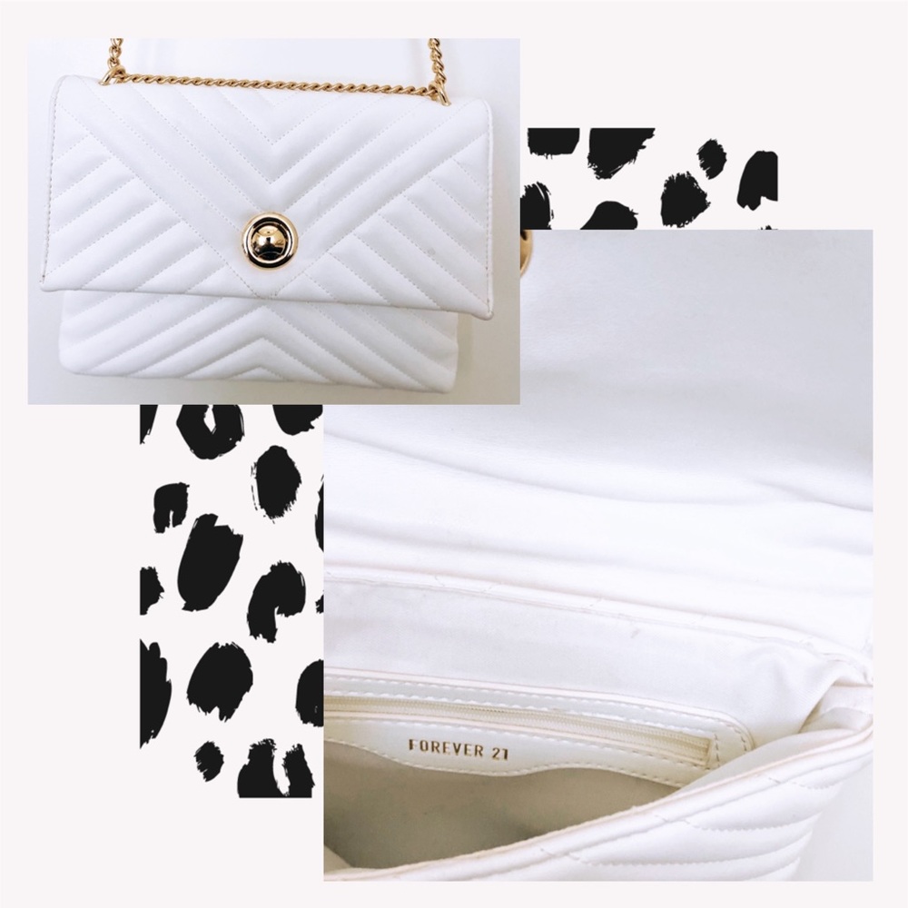 3 For $25 Forever 21 Quilted Faux Leather Handbag